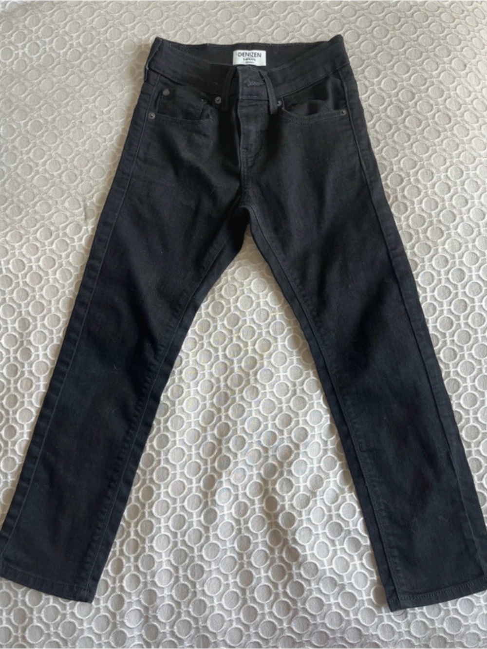 DENIZEN from Levi’s Boys Size 8 Regular Skinny Black Jeans